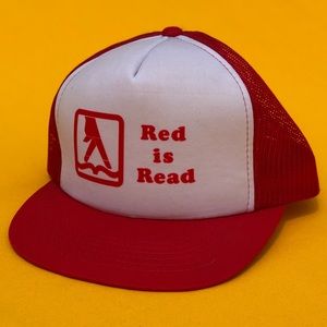 Red is read Yellow-pages foam trucker SnapBack